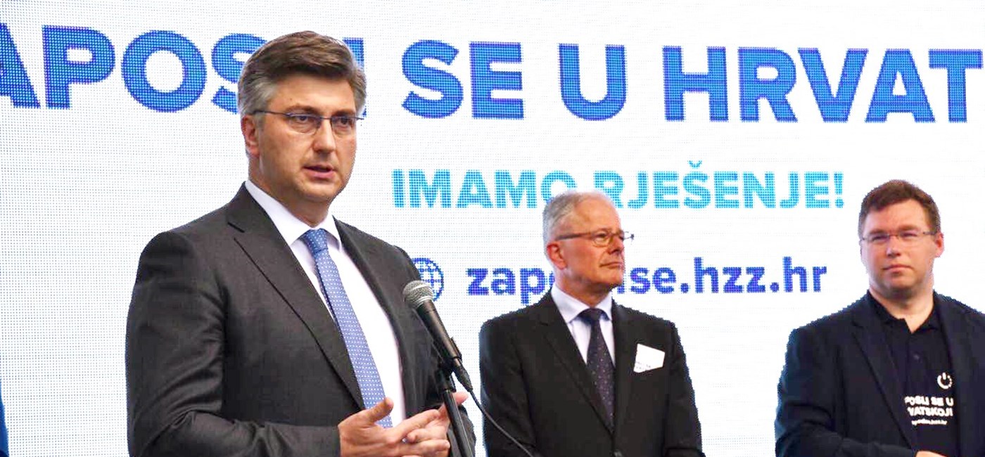 „ZAPOSLI SE U HRVATSKOJ“<br> Otvorili smo 60.000 radnih mjesta, na tom tragu nastavljamo